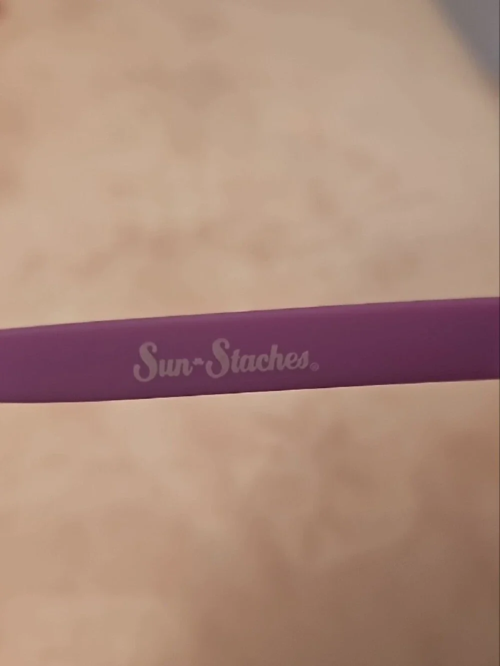 Square Purple Statement Sunglasses